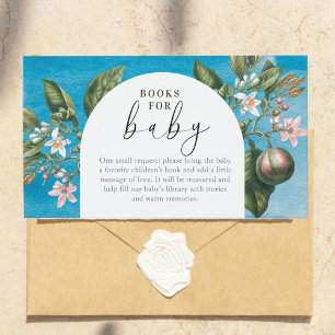 Baby in Bloom   Orange Blossom Book for Baby Enclosure Card