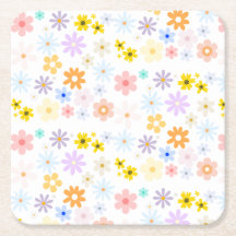 Baby In Bloom Pastel Floral Retro Baby Shower