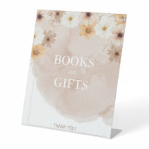 Baby in Bloom Pedestal Gift Sign