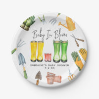 Baby In Bloom Red Rain Boots Gardening Baby Shower