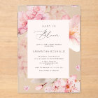 Baby in Bloom Sakura blush pink girl baby shower