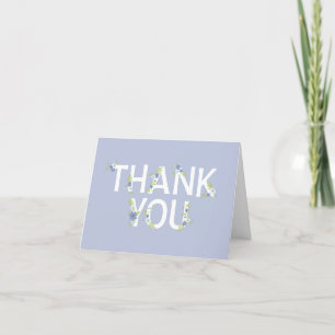 Baby in Bloom Shower Thank You Card