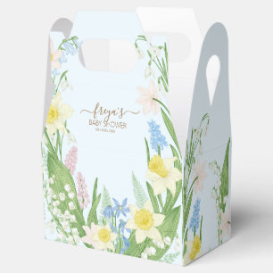 Baby in Bloom Spring Easter Baby Shower Favour Box