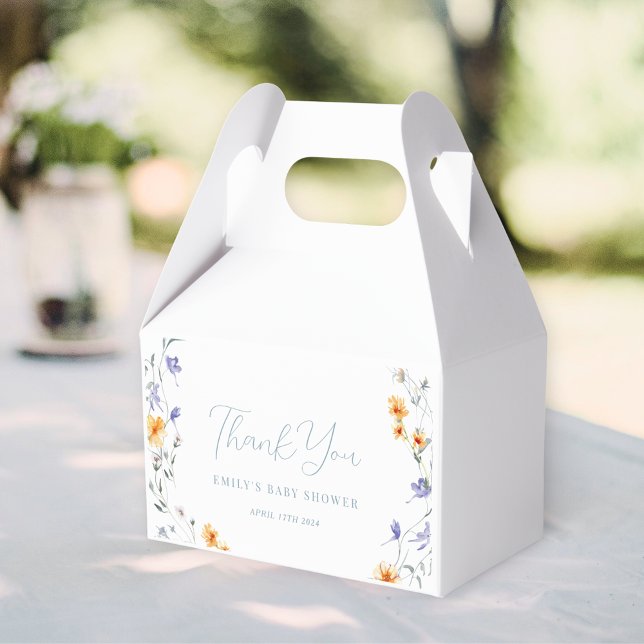 Baby in Bloom Spring Summer Floral Baby Shower Favour Box (Creator Uploaded)