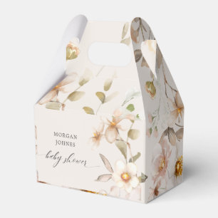 Baby in Bloom Tender Floral baby shower Favour Box