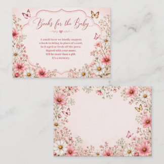 Baby in Bloom Wildflower Baby Shower Enclosure Card