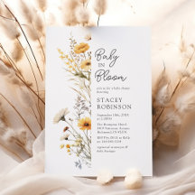 Baby in Bloom Wildflower Baby Shower