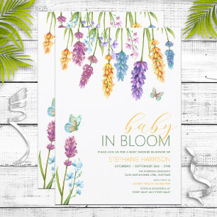 Baby in Bloom Wildflower Baby Shower Invitation