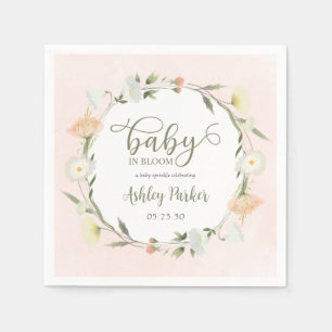 Baby In Bloom Wildflower Baby Sprinkle Napkin