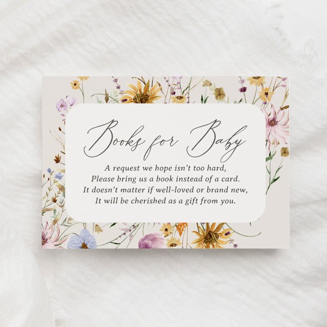 Baby in Bloom Wildflower Books for Baby Enclosure Card (Creator Uploaded)
