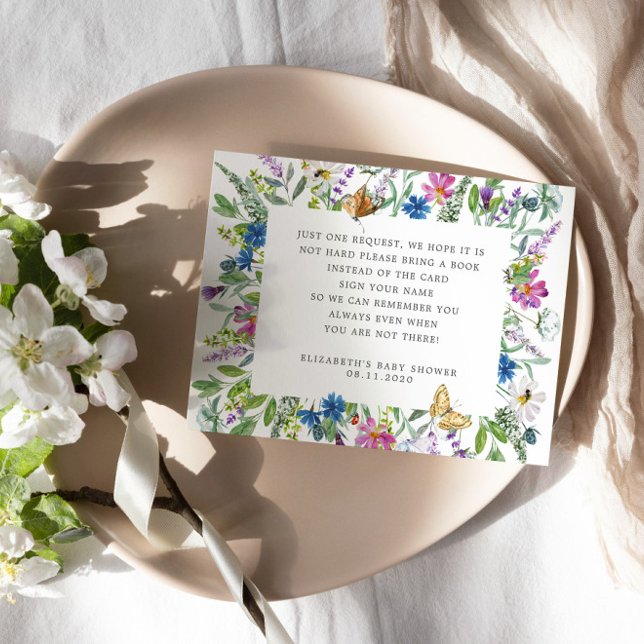 Baby In Bloom Wildflower Books for Baby Ticket Enclosure Card (Creator Uploaded)