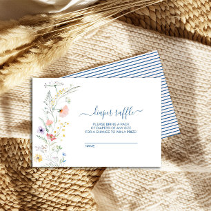 Baby in Bloom Wildflowers Enclosure Card