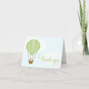 Baby in Green Balloon Thank You