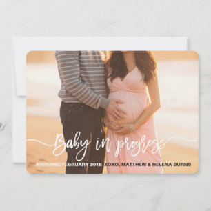 Baby in Progress Announcement