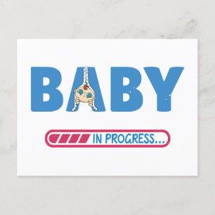 Baby in progress business card