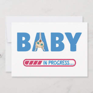 Baby in progress business card