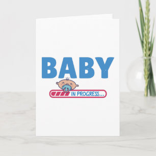 Baby in progress card