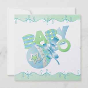 Baby Invitation 5.25" x 5.25"