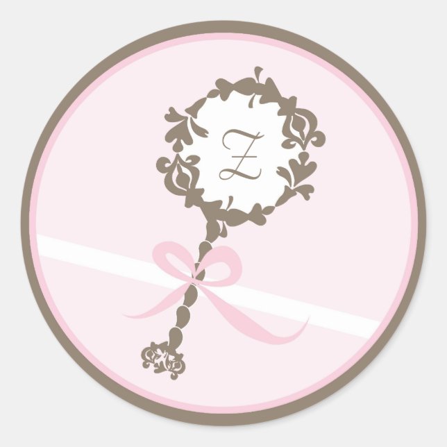 Baby Invitation or Favour Sticker (Front)
