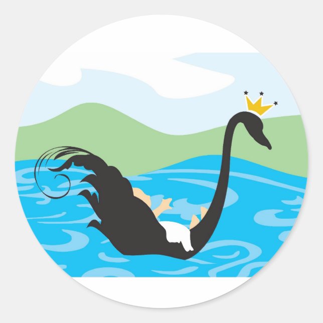 Baby Invitation or Favour Sticker (Front)