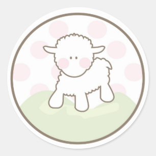 Baby Invitation or Favour Sticker