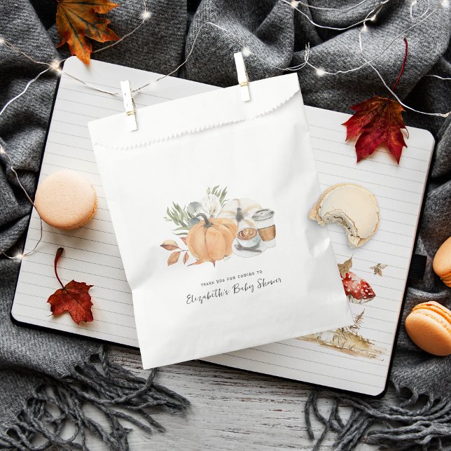 Baby is Brewing | Autumn Coffee Baby Shower Favour Bags (Creator Uploaded)