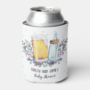 Baby is Brewing Baby Shower Cheers Beer Bottle  Can Cooler