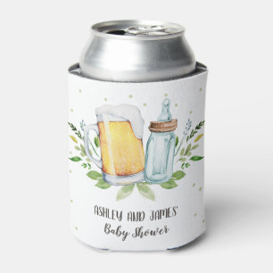 Baby is Brewing Baby Shower Cheers Beer Bottle Can Cooler
