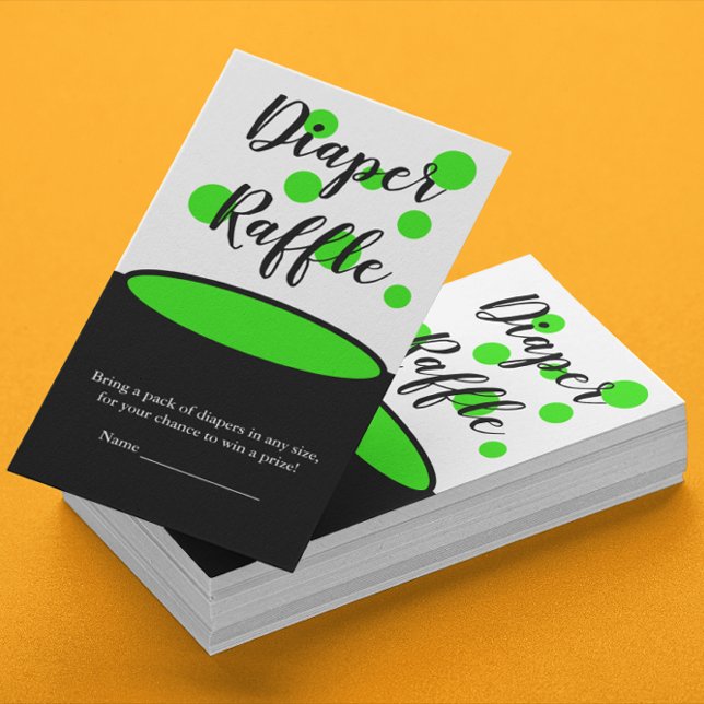 Baby is Brewing Baby Shower Diaper Raffle Enclosure Card (Creator Uploaded)