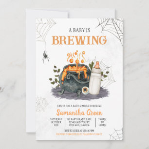 Baby is Brewing Baby Shower Invitation