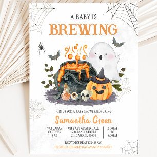 Baby is Brewing Baby Shower Invitation