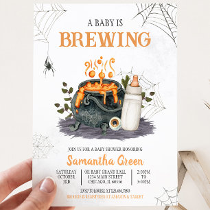 Baby is Brewing Baby Shower Invitation