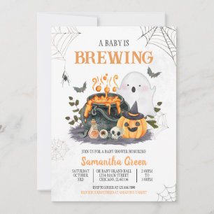 Baby is Brewing Baby Shower Invitation