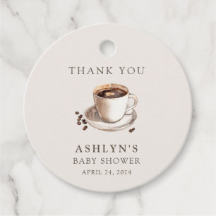 Baby is Brewing Baby Shower Thank You Gift Tag