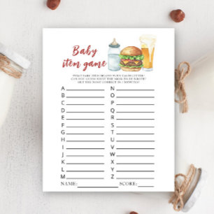 Baby is brewing beer baby shower Baby Item Game