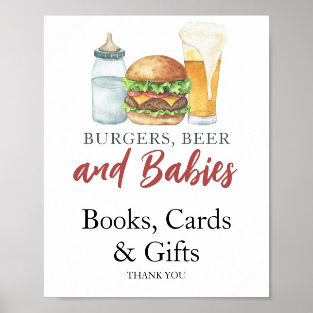 Baby is brewing beer Books Cards & Gifts Poster (Front)