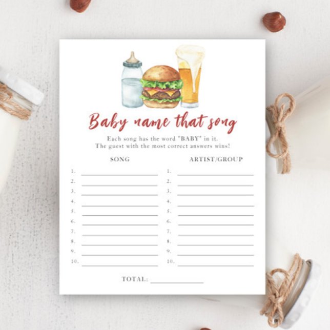 Baby is brewing beer - Name that song game (Creator Uploaded)