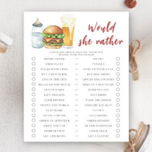 Baby is brewing beer Would she rather