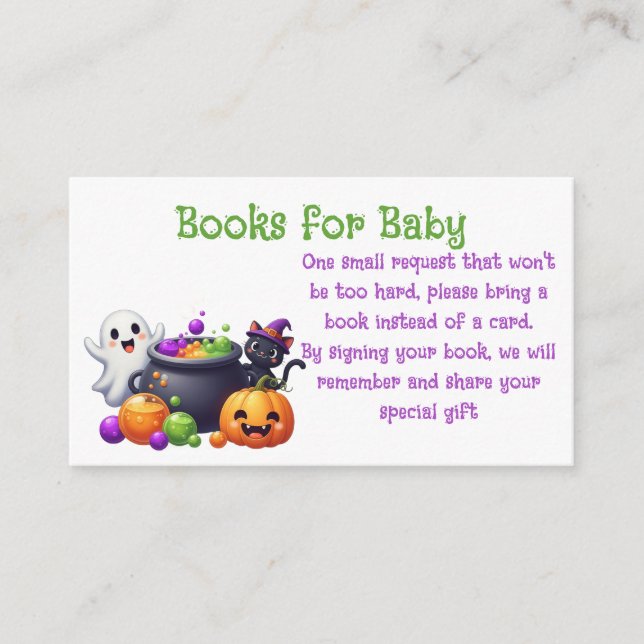Baby is Brewing books for baby Enclosure Card (Front)