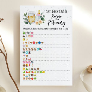 Baby Is Brewing Children's Book Emoji Pictionary
