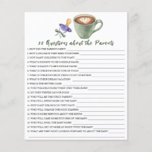 Baby is brewing coffee - 20 questions about parent
