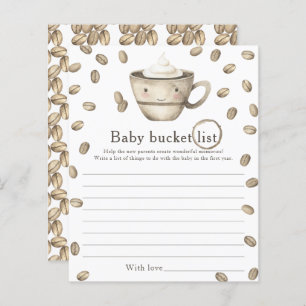 Baby is brewing coffee - Baby bucket list