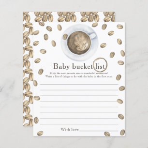 Baby is brewing coffee - Baby bucket list