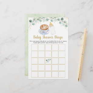 Baby Is Brewing Coffee Baby Shower Bingo Game