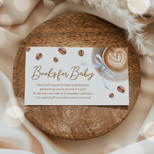 Baby is Brewing Coffee Baby Shower Books for Baby Enclosure Card