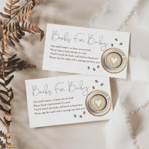 Baby Is Brewing Coffee Baby Shower Books For Baby Enclosure Card