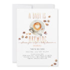 Baby Is Brewing Coffee Baby Shower | Editable