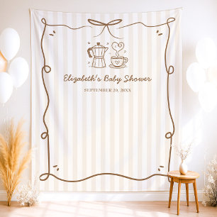 Baby Is Brewing Coffee Baby Shower Tapestry