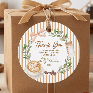Baby Is Brewing Coffee Baby Shower Thank You Favour Tags