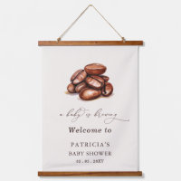 Baby is Brewing Coffee Baby Shower Welcome Sign